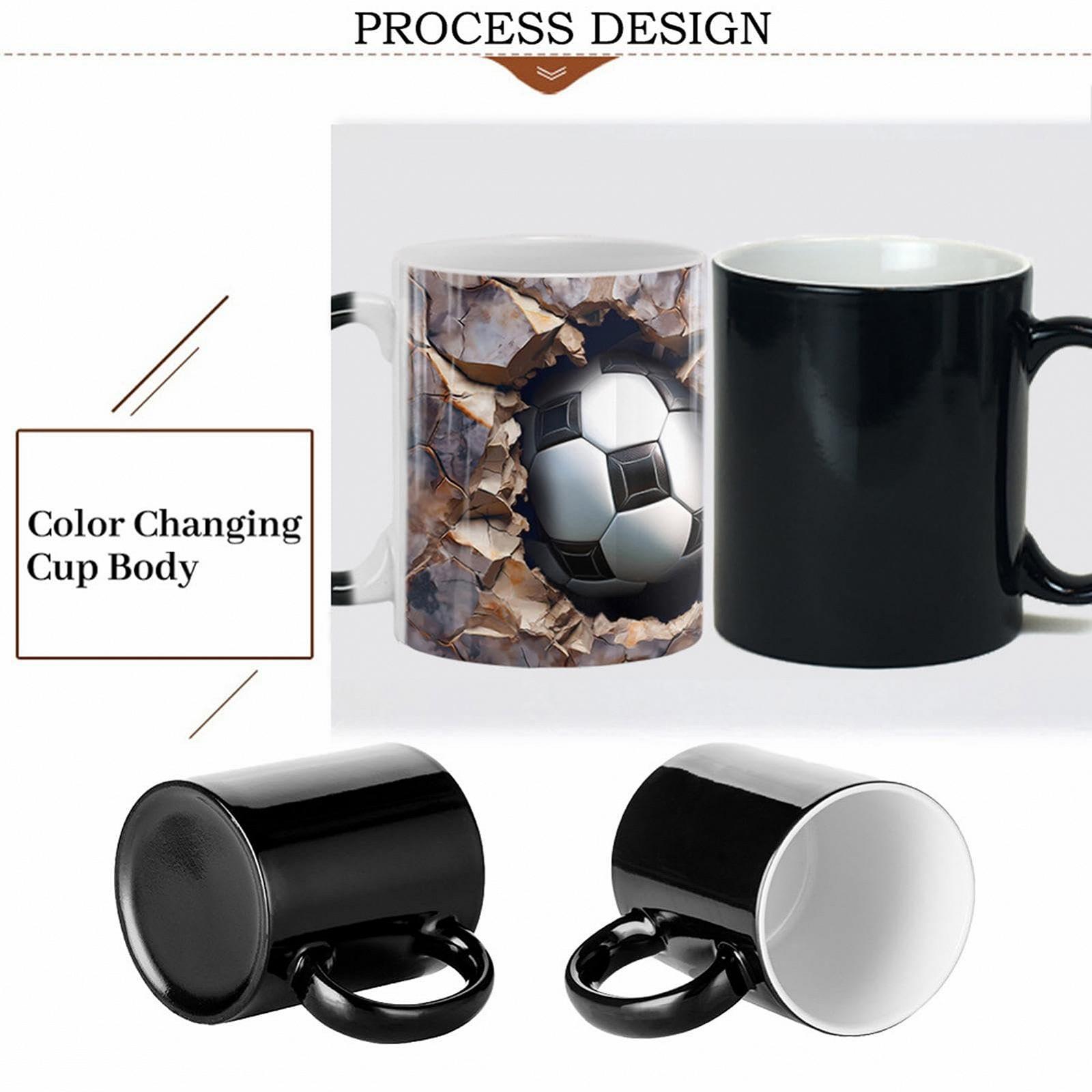 Кухоль Футбольний з термо-ефектом, кухоль для кави з футбольною тематикою, фото №6 Кухоль Футбольний з термо-ефектом, кухоль для кави з футбольною тематикою, фото №6