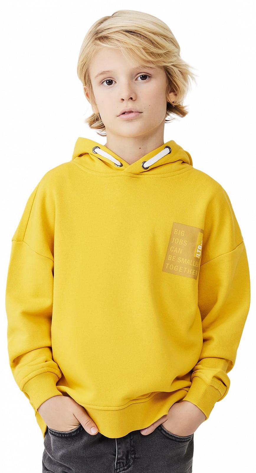 Толстовка LTB Jeans для хлопчиків Sumoya, розмір 164 см, жовтий, фото №4