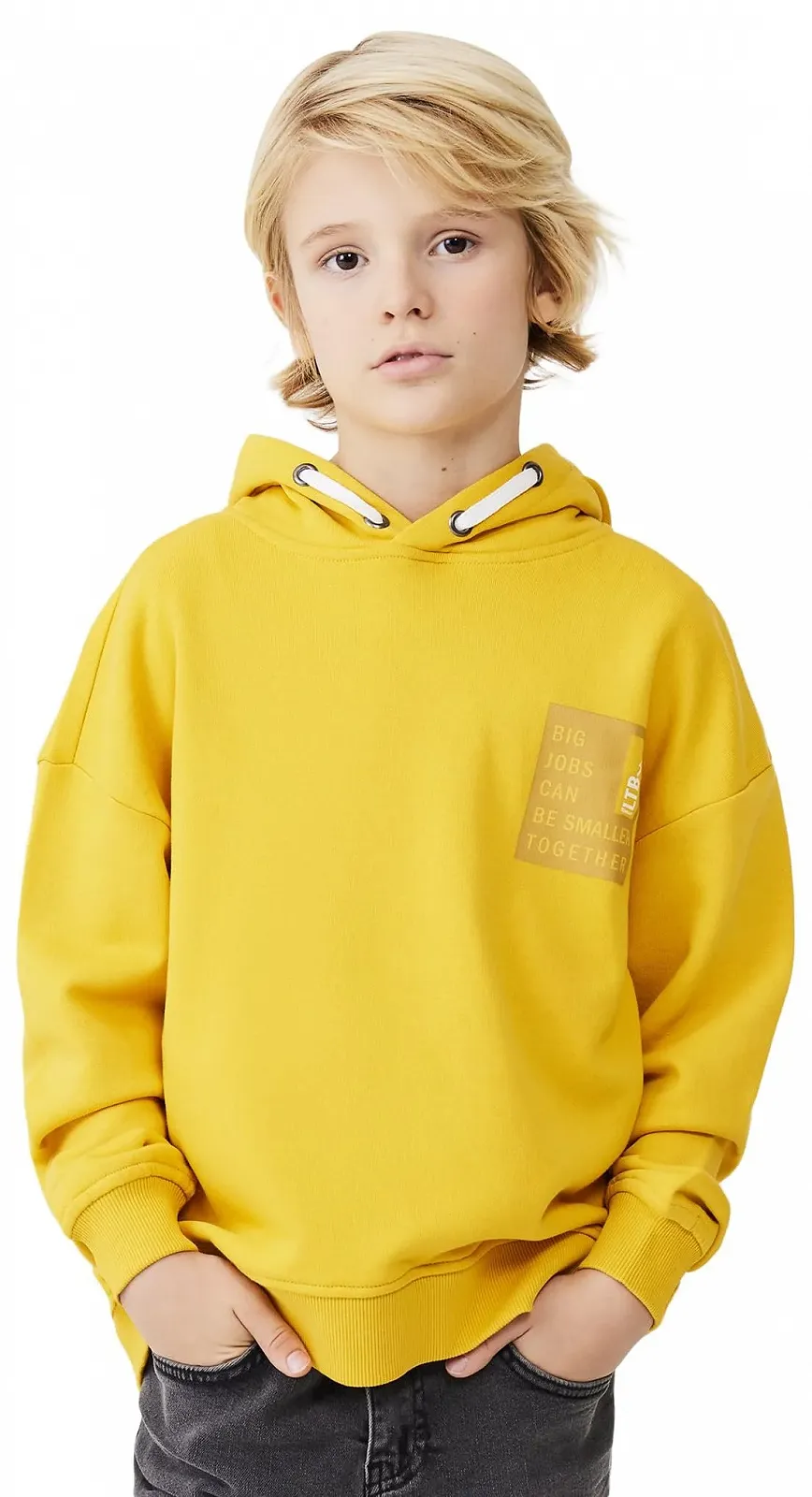 Толстовка LTB Jeans для хлопчиків Sumoya, розмір 140 см, жовтий, фото №4