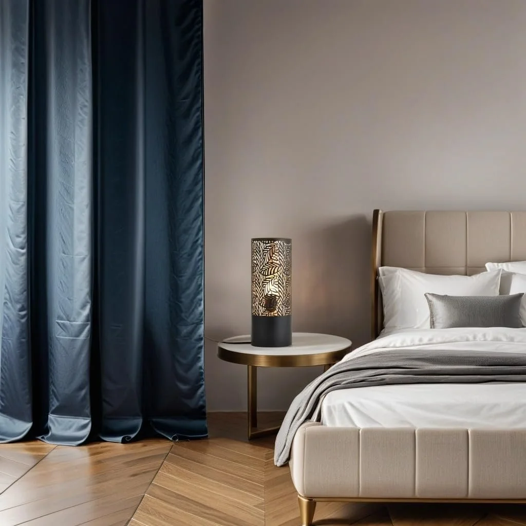 Настільна лампа Marrakech Verdure 34 см Метал Black Gold E27, фото №8