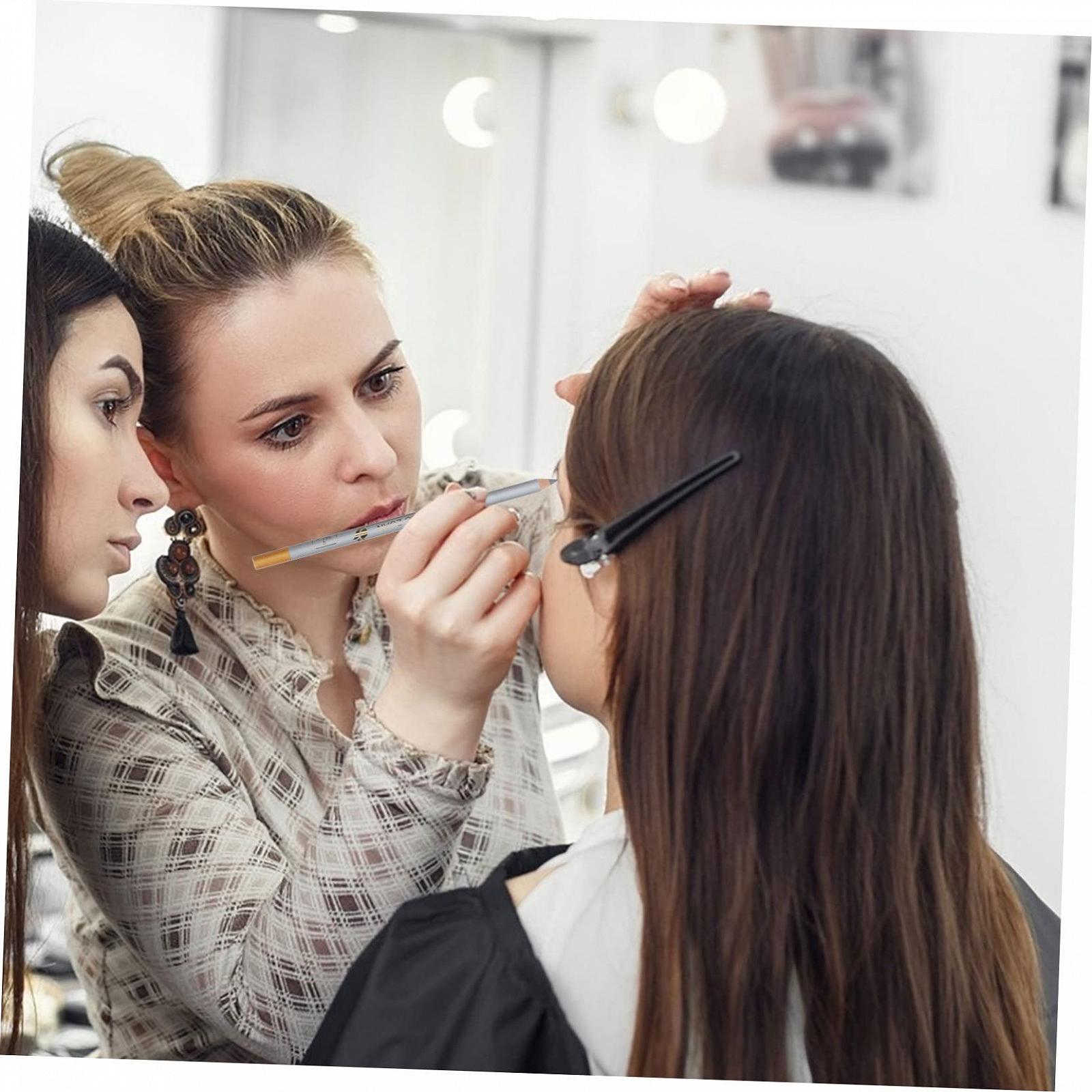 Олівець для брів MERRYHAPY Pack of 5 Brown Wood, фото №4