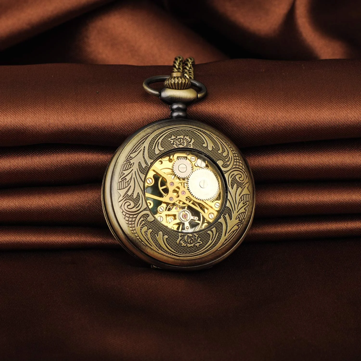 Карманные часы Unendlich U Мужские Винтажные Римские Цифры Циферблат Полый Механизм Сплав Нержавеющая Сталь, фото №4 Карманные часы Unendlich U Мужские Винтажные Римские Цифры Циферблат Полый Механизм Сплав Нержавеющая Сталь, фото №4