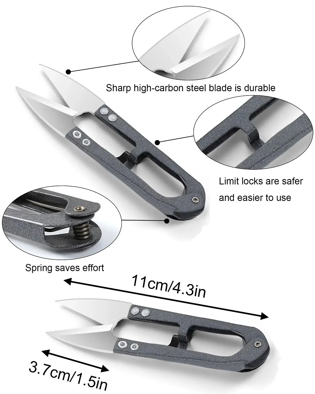 Набір ножиць для бонсай HAN-LBG, 2 шт, міні-секатори, фото №2
