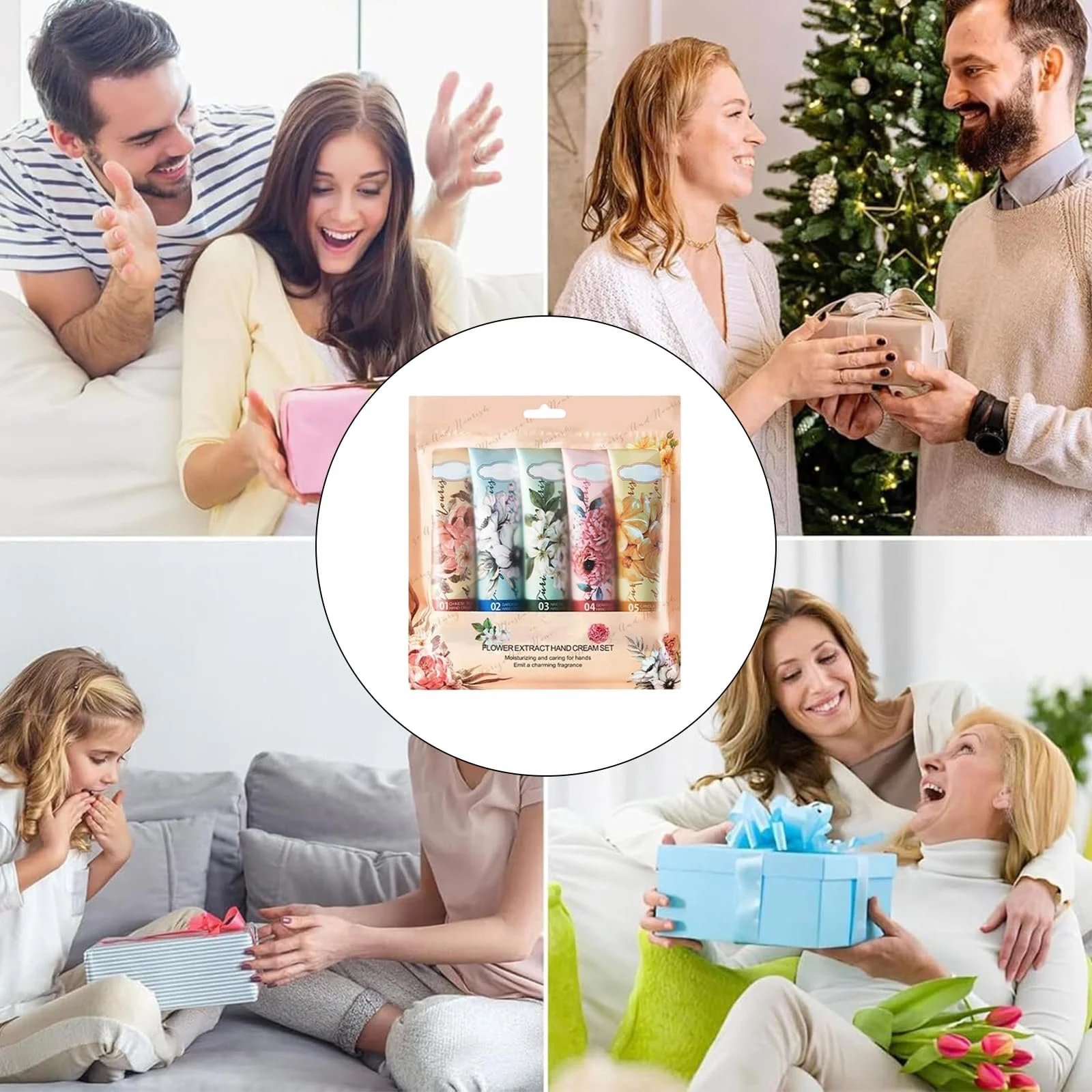 Крем для рук Різдвяний набір, 5 штук, фото №7