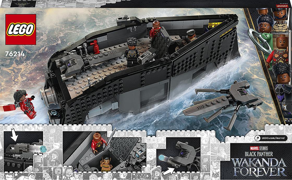 Детские конструкторы LEGO Super Heroes Marvel Чёрная Пантера: война на воде 76214, фото №5