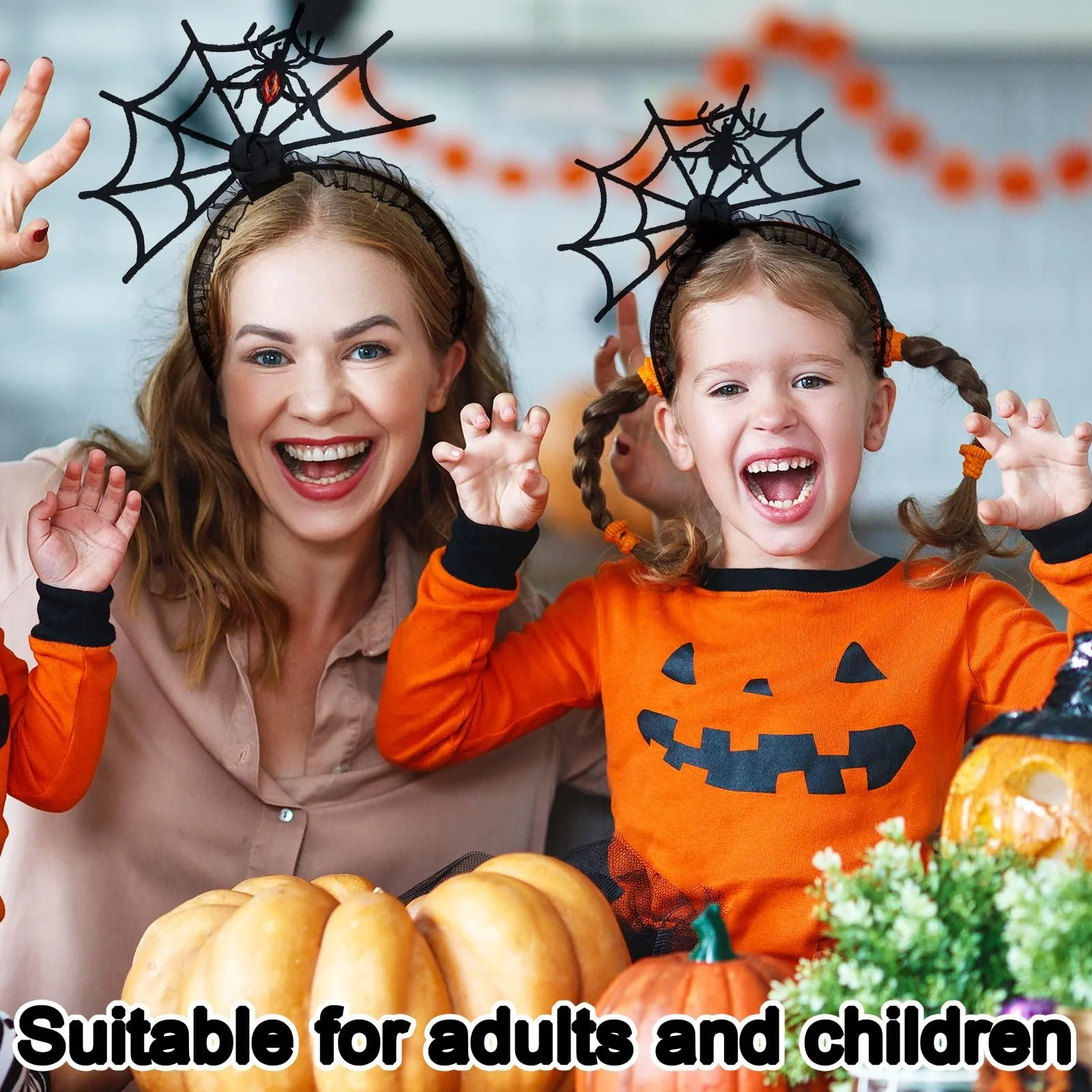 Обруч Паук на Хэллоуин 2шт, фото №6