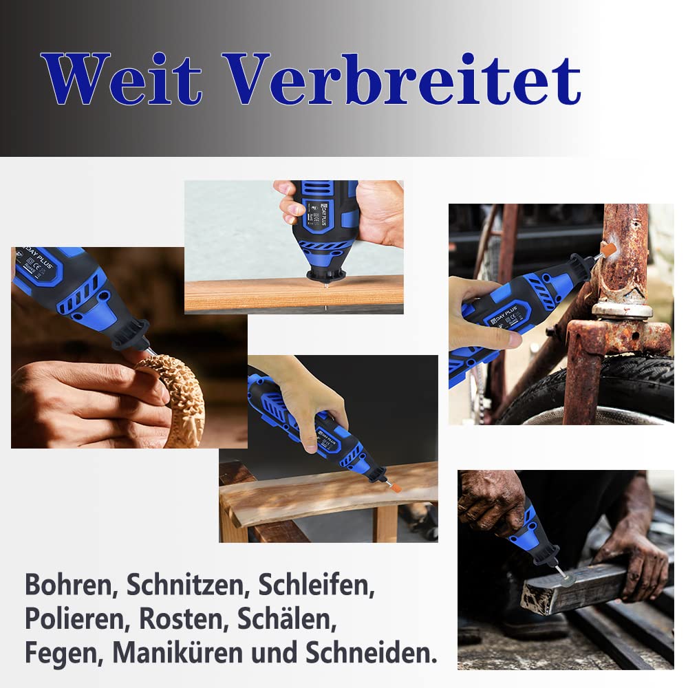 Міні кутова шліфувальна машина з набором із 252 аксесуарів ротаційний набір 135 Вт електрична шліфувальна машина багатофункціональний інструмент з 6-рівневим регулюванням для DIY і чоловіків на День батька, фото №4 Міні кутова шліфувальна машина з набором із 252 аксесуарів ротаційний набір 135 Вт електрична шліфувальна машина багатофункціональний інструмент з 6-рівневим регулюванням для DIY і чоловіків на День батька, фото №4