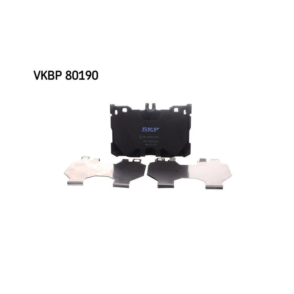 Комплект тормозных колодок SKF VKBP 80190 для MERCEDES-BENZ, передний мост, фото №1