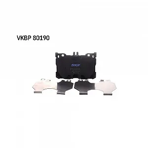 Комплект гальмівних колодок SKF VKBP 80190 для MERCEDES-BENZ, передній міст - Фото 1