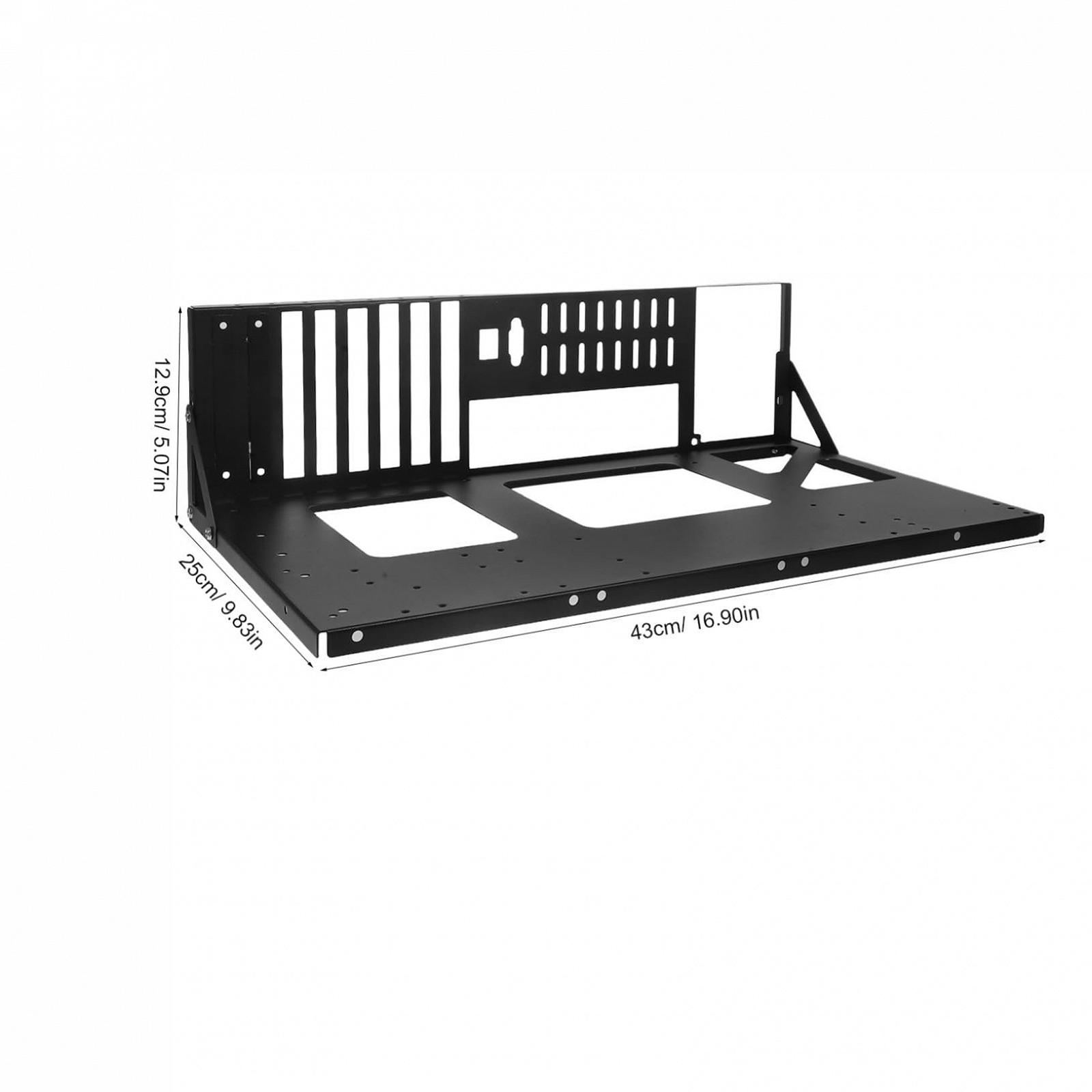 Тримач материнської плати Toddmomy ATX Сталева монтажна рама з отвором для кулера ПК, фото №2