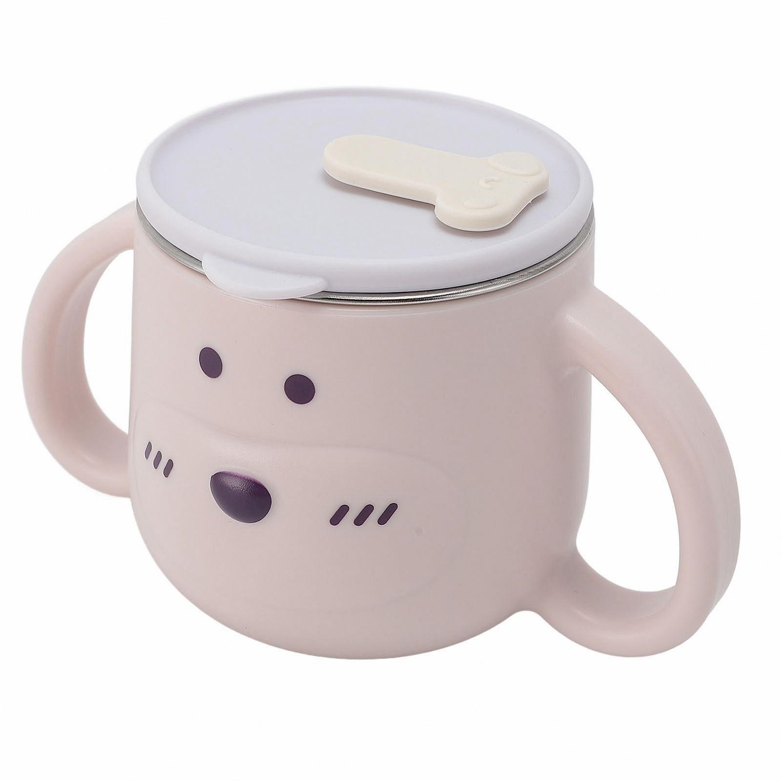 Кухоль Naroote з соломинкою з нержавіючої сталі з подвійними стінками 250 мл малюнок Рожева мавпа, фото №4