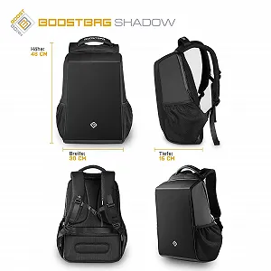 Рюкзак для ноутбука Boostboxx BoostBag Shadow антикрадіжний 15.6 дюймів TSA USB RFID synthetic.ua - Фото 1