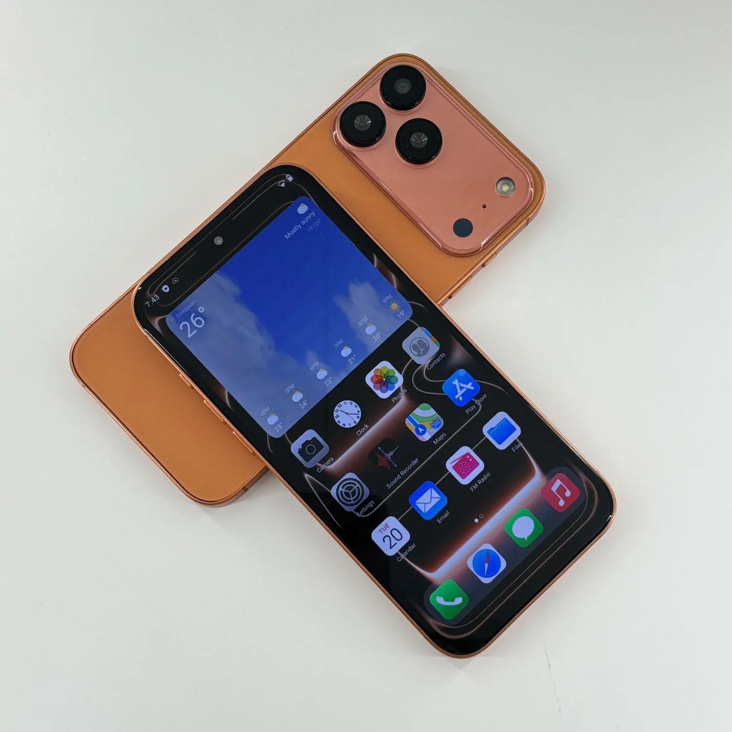 Смартфон Cell Phone 6.6" 2/16GB 3G Dual SIM Android 10.0 Orange, фото №3