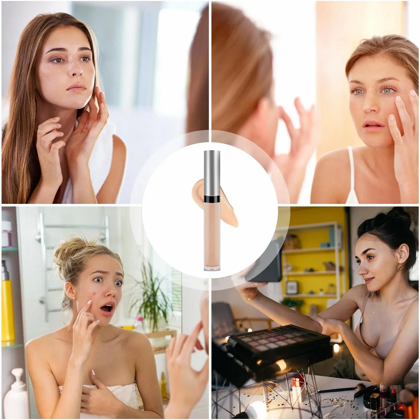 Коректор Olcana Correction для жінок, для темних кіл під очима, стійкий до зморшок, легкий, фото №5