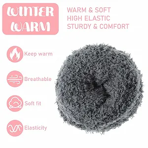 Носки Abeillo, 5 пар, тёплые носки из кораллового флиса, зимние носки, эластичные носки для сна, домашние носки для зимы, рождественские synthetic.ua - Фото 1