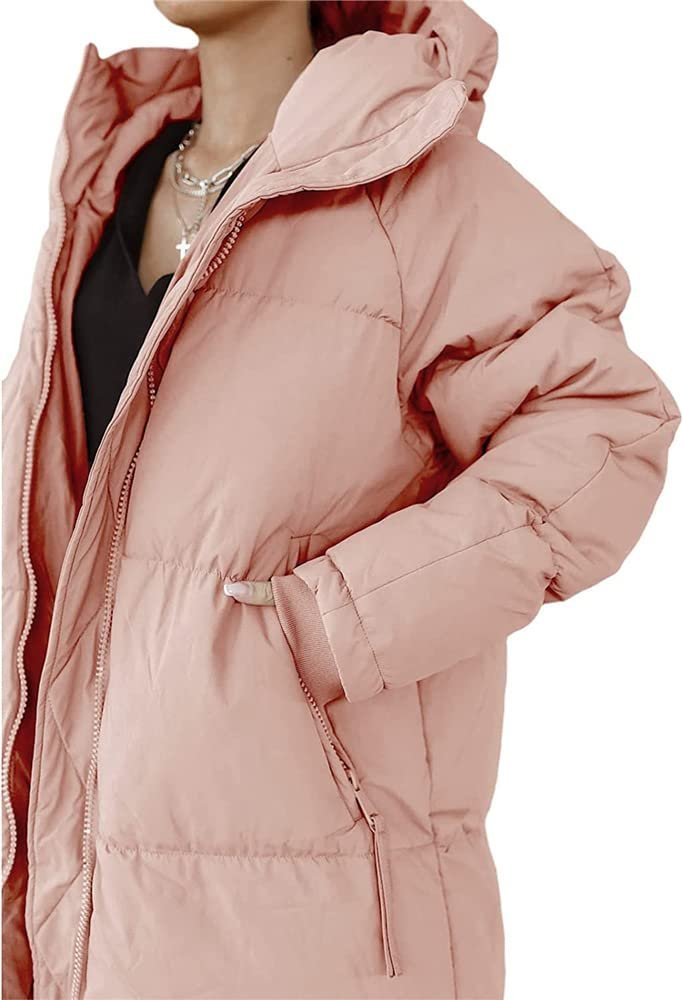 Пуховик Denxahao Довгий з капюшоном, фото №4