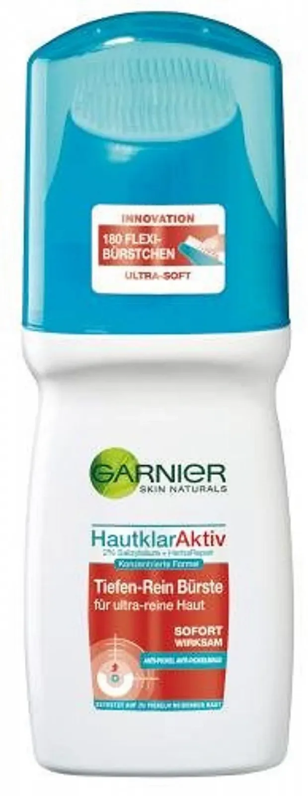 Щітка для вмивання Garnier Active Deep Pure з саліциловою кислотою, для боротьби з прищами, для чистої шкіри, 1 x 150 мл, фото №1
