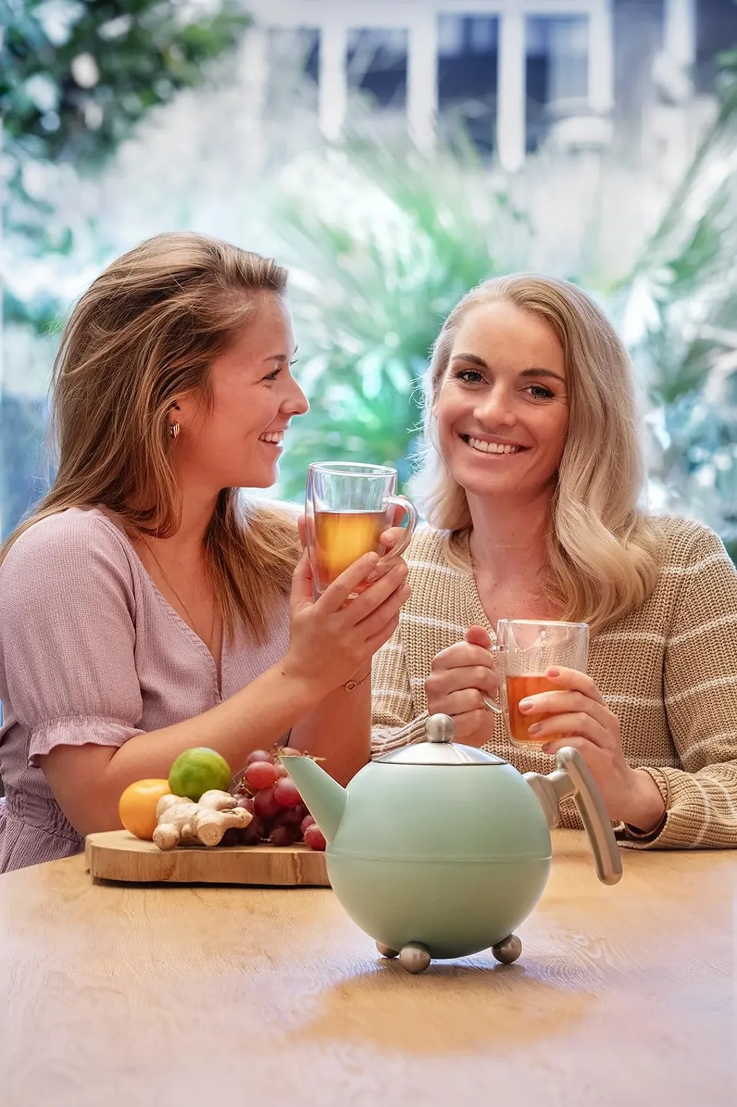 Чайник-заварник Bredemeijer Великий Зелений Колбоподібний З подвійними стінками з нержавіючої сталі 1.2 літра, фото №7