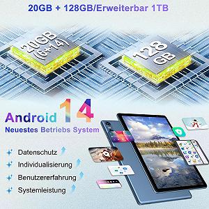 Планшет 10.1" Biegedy B22 6+16/128Gb 8 ядер Android 14 6000 mAh Blue ціна на synthetic.ua - Фото 1 Планшет 10.1" Biegedy B22 6+16/128Gb 8 ядер Android 14 6000 mAh Blue synthetic.ua - Фото 1