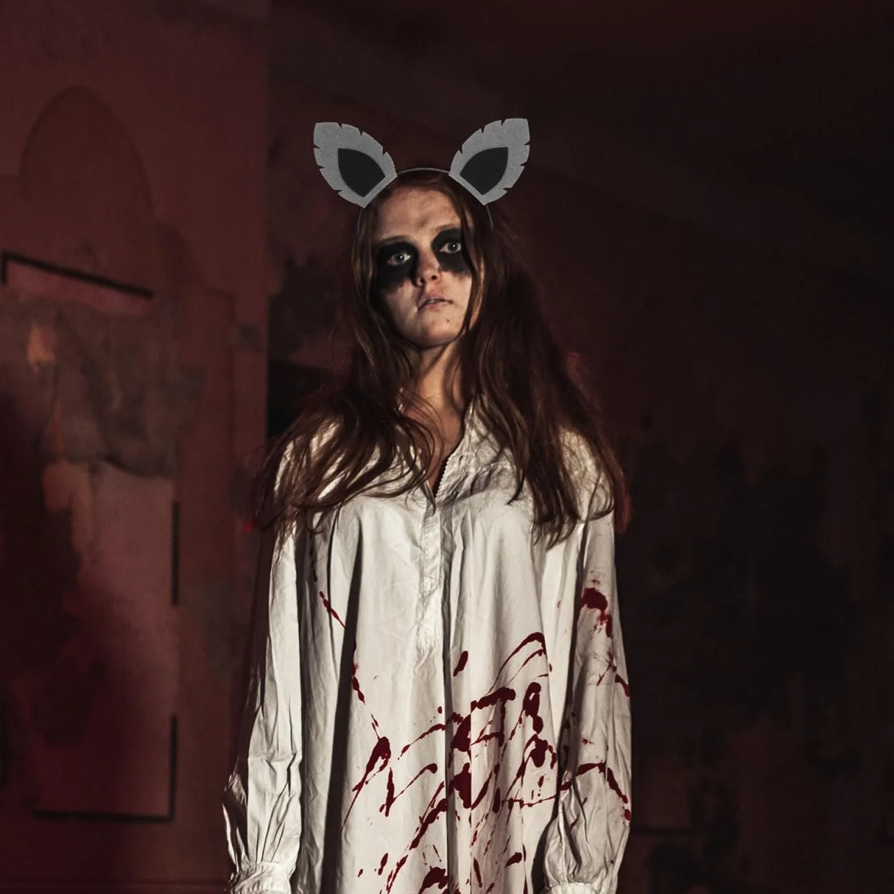 Обруч на голову Вовк FRCOLOR Сірий, фото №5