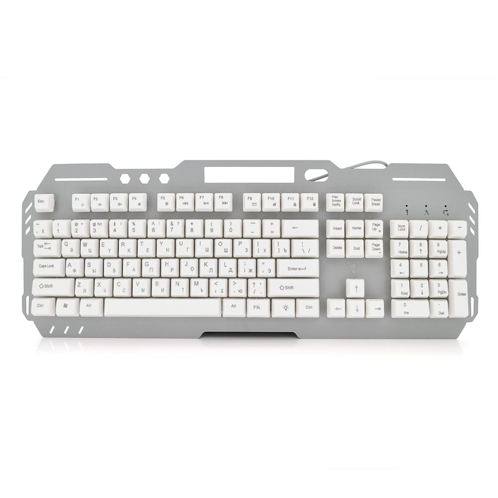 Клавіатура з під освітленням USB JEDEL K503 довжина кабелю 170 см Eng/Ukr/Rus 483х188х35 мм Чорний 104к Q20, фото №1