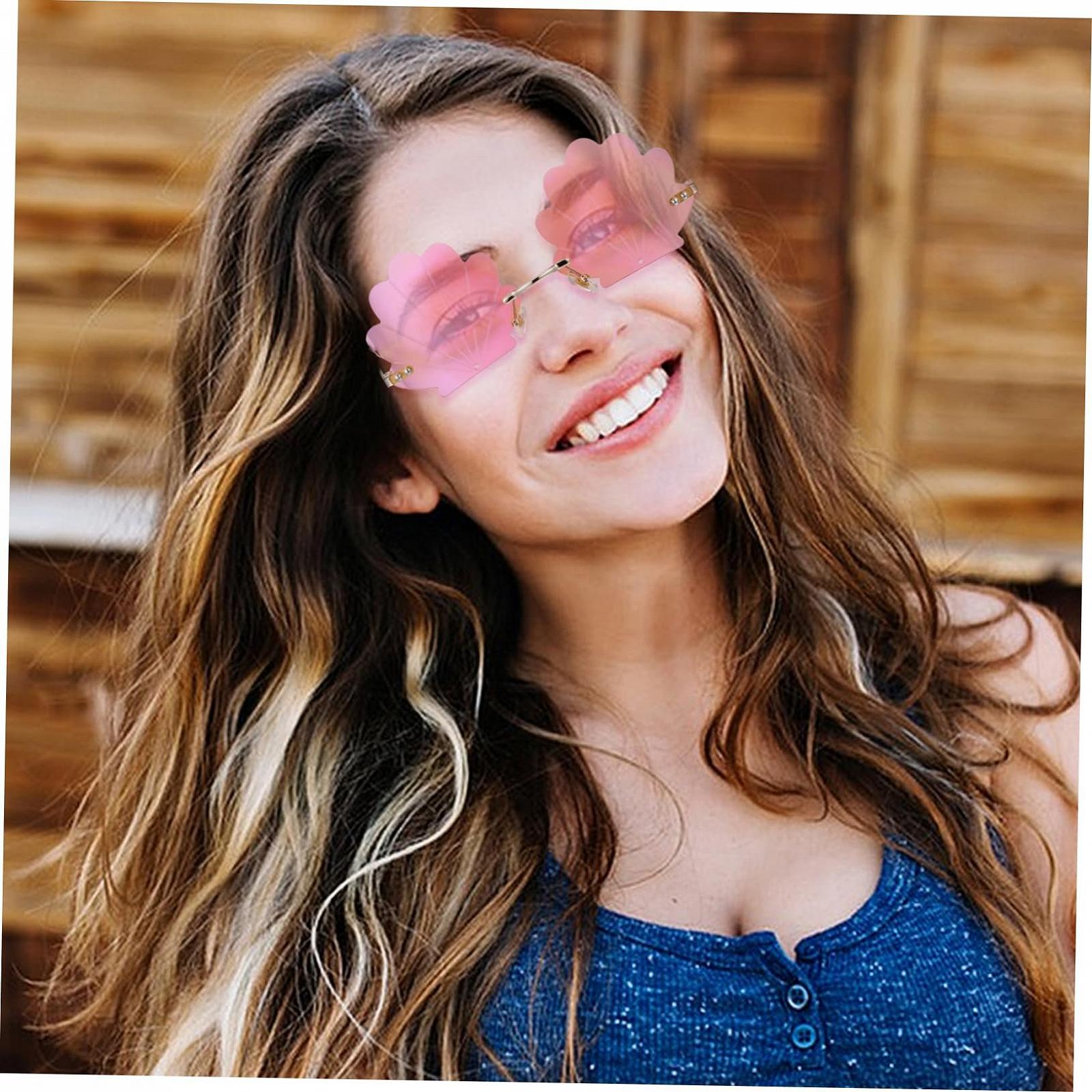 Сонцезахисні окуляри Без оправи Valiclud для вечірок з золотою оправою, фото №3 Сонцезахисні окуляри Без оправи Valiclud для вечірок з золотою оправою, фото №3