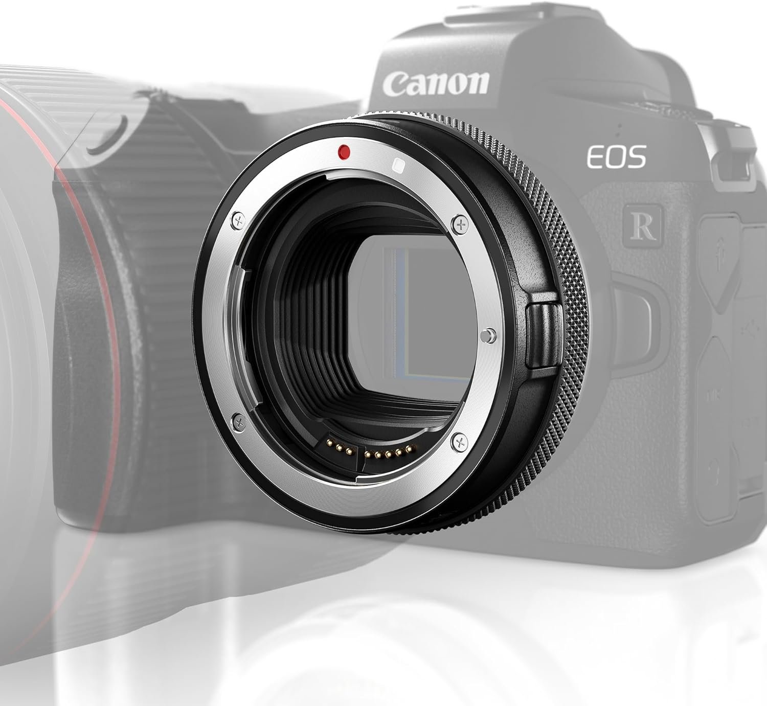 Фотоадаптер Canon EF - EOS R  50 мм Чорний, фото №2