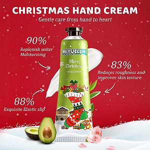 Крем для рук Рождественский набор 5 шт Mini Hand Cream Set Рождественские подарки для женщин Коллегам Сотрудникам и Членам Семьи 30 (A) synthetic.ua - Фото 1