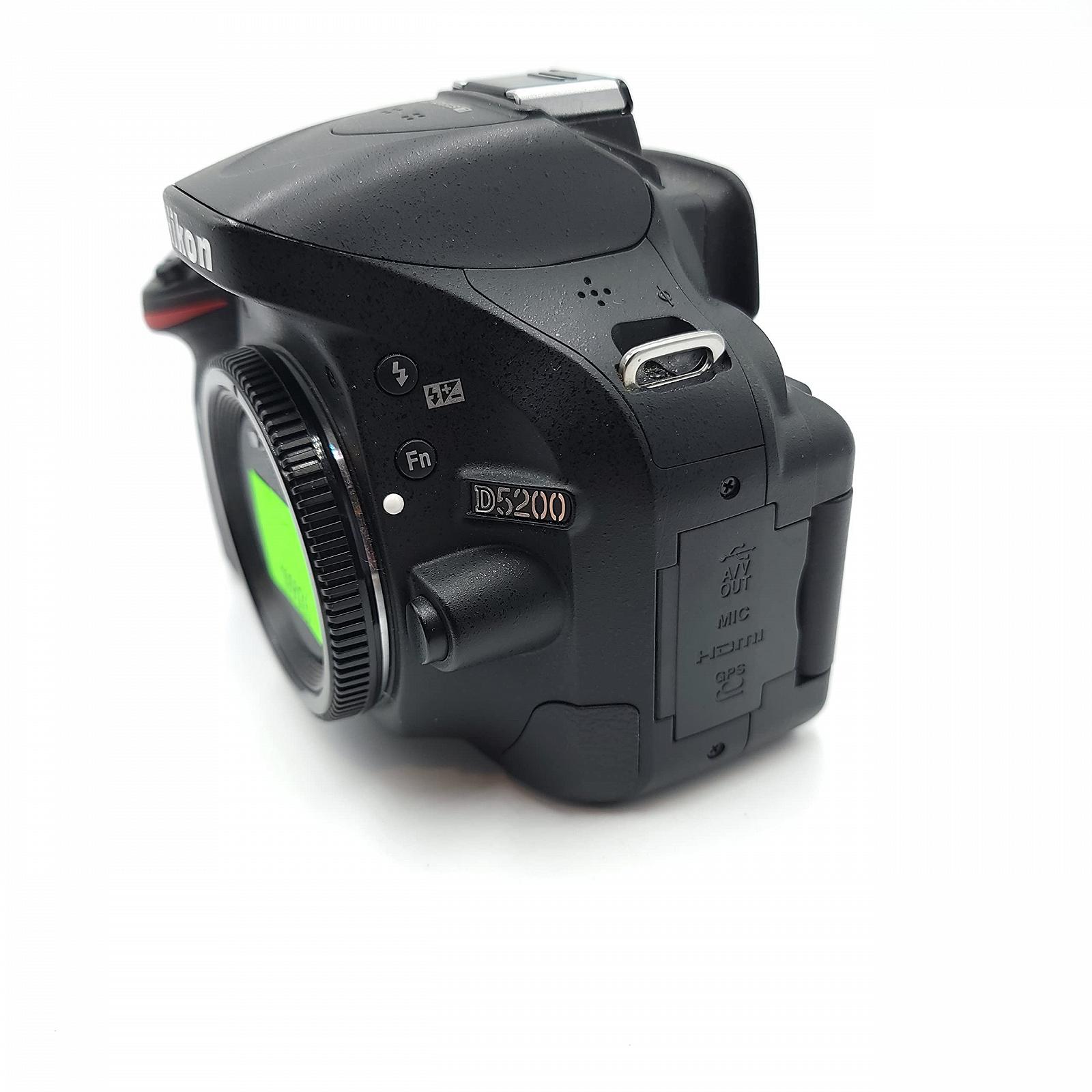 Цифровая зеркальная фотокамера Nikon D5200 (24.1MP) LCD 3 дюйма, черный, фото №5