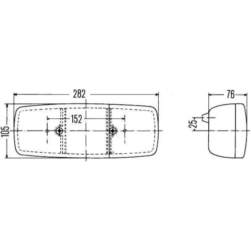 Задний фонарь HELLA 2SD 001 699-061 для DAF IVECO MAN MERCEDES-BENZ OPEL RENAULT, фото №3