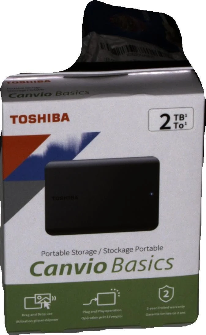Внешний жесткий диск Toshiba Canvio Basics 2 ТБ 2.5" USB 3.2 Gen 1 Матовый черный, фото №7