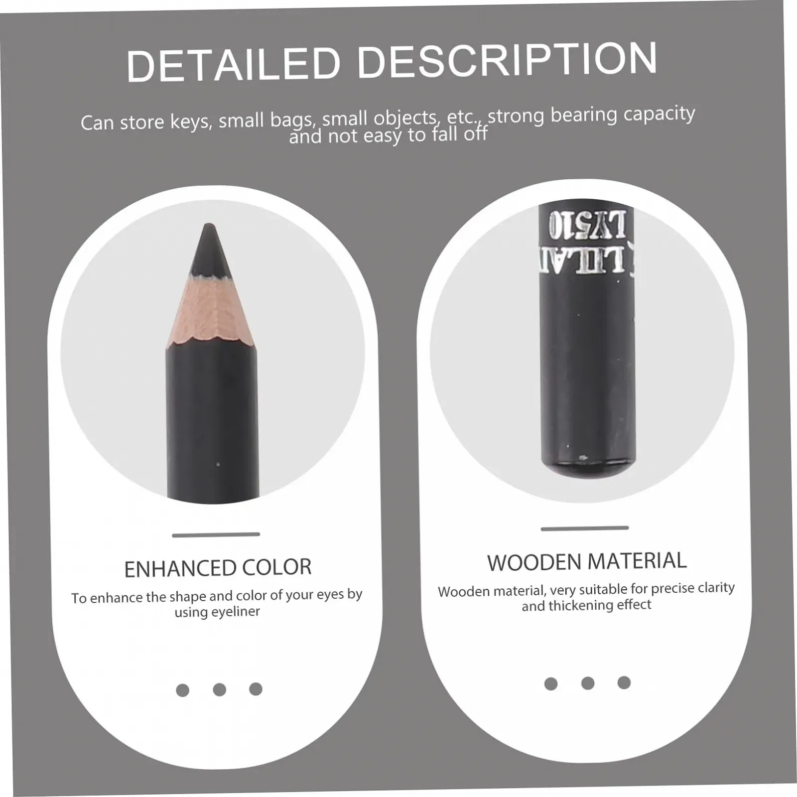 Карандаш для глаз minkissy Водостойкий, фото №5 Карандаш для глаз minkissy Водостойкий, фото №5