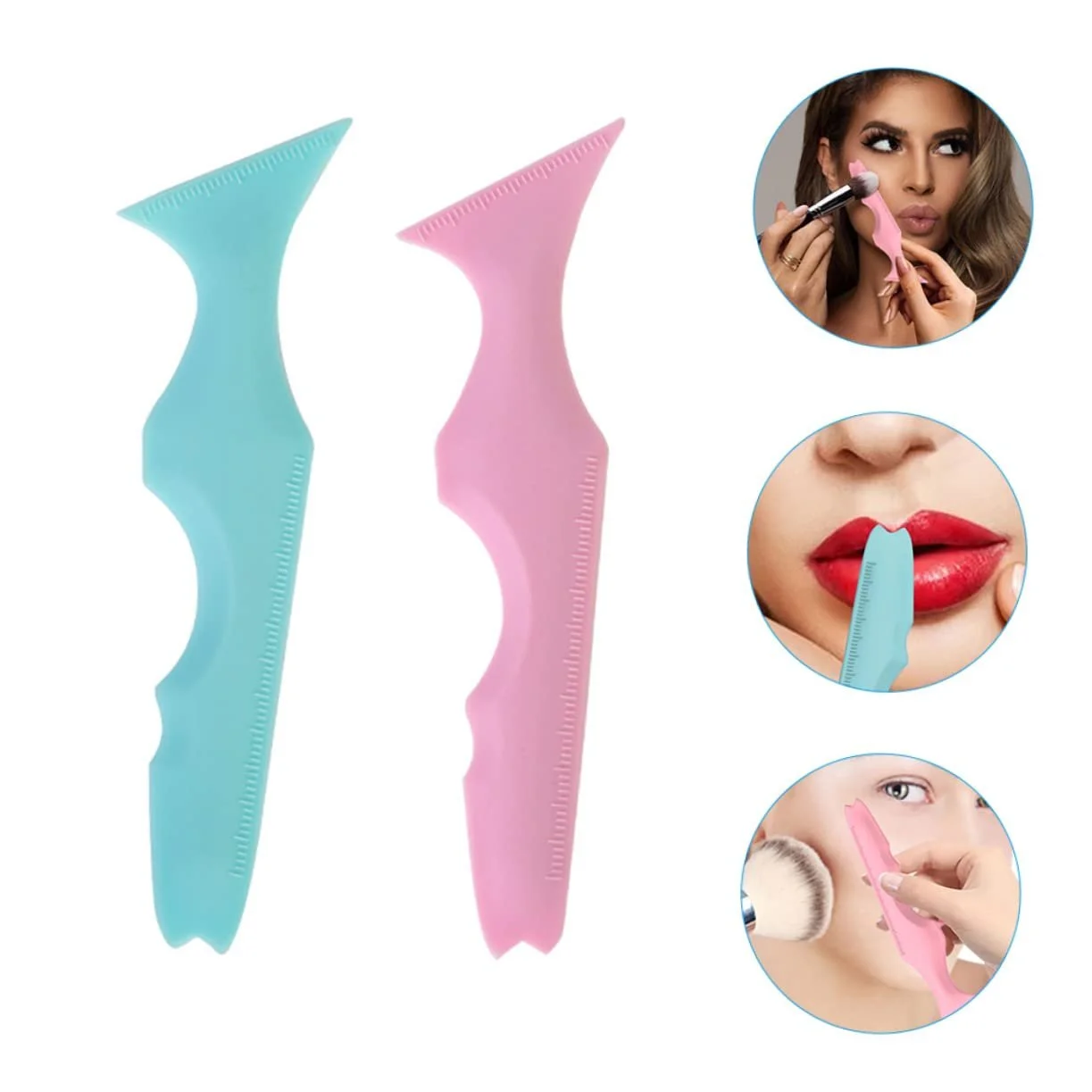 Трафареты для подводки FOMIYES 6 шт, силиконовые, фото №7 Трафареты для подводки FOMIYES 6 шт, силиконовые, фото №7