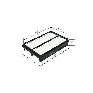 Повітряний фільтр BOSCH F 026 400 044 для HYUNDAI KIA - Фото 1