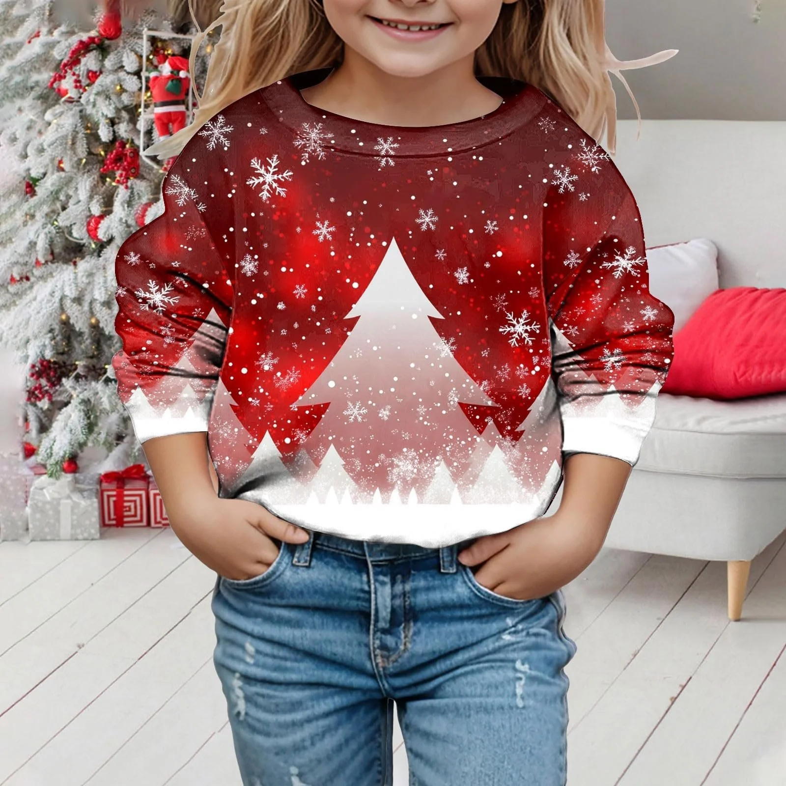 Різдвяний світшот для дітей, Модний дитячий, фото №3