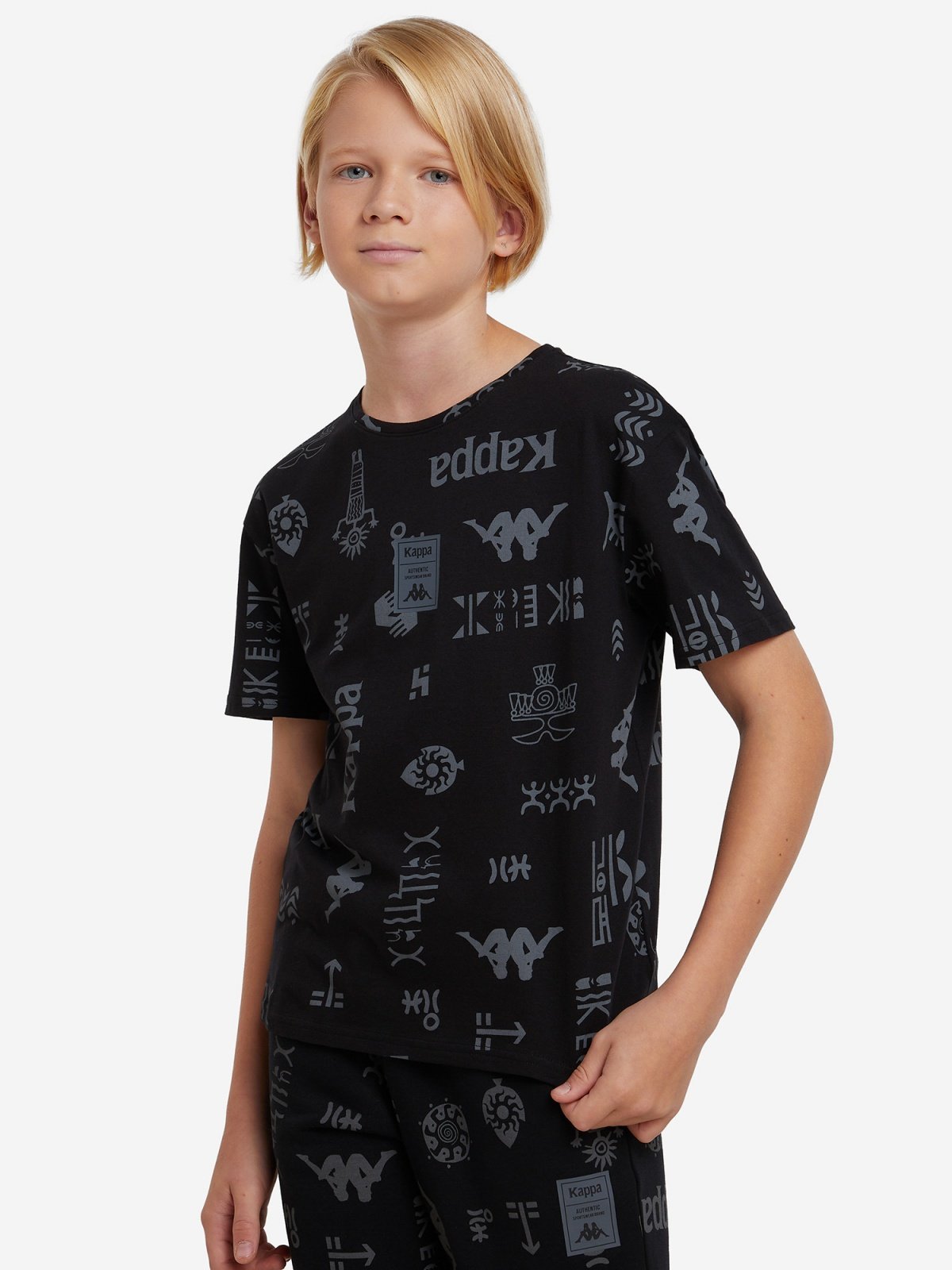 Футболка Kappa 127356KAP-B1 Черный M, фото №1
