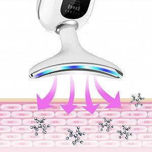 Масажер для Обличчя 4 режими, 45°C Нагрів, V Face Beauty Meter, Пристрій для Обличчя, Пристрої для Масажу Шиї, Електричний Тренажер для Підборіддя для Видалення Зморшок і Акне, Догляд за Обличчям, Глибоке Очищення synthetic.ua - Фото 1