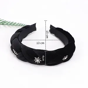 Обруч на голову Жіноча Oktoberfest Едельвейс Чорний, один розмір synthetic.ua - Фото 1