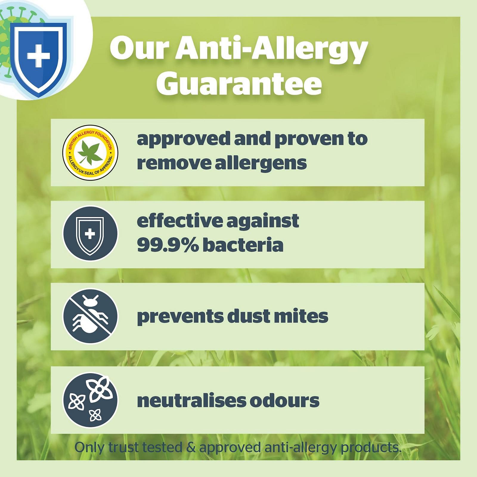 Наматрасник Silentnight Anti Allergy Plus, Белый, Двуспальный, фото №4