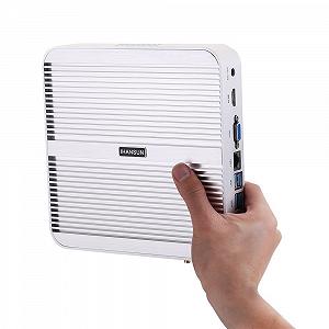 Mini ПК HUNSN BM01 I5 Fanless 8G RAM 128G SSD 1TB HDD - Фото 1