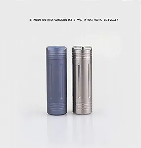 Тримач для таблеток TITST Титан Портативний Легкий Водонепроникний Багатоцільовий Герметичний для Кемпінгу EDC synthetic.ua - Фото 1