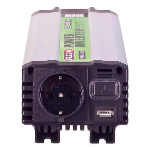Преобраз напряжения PULSO/IMU 320/12V-220V/300W/USB-5VDC2.0A/мод.волна/клеммы (IMU-320), фото №4