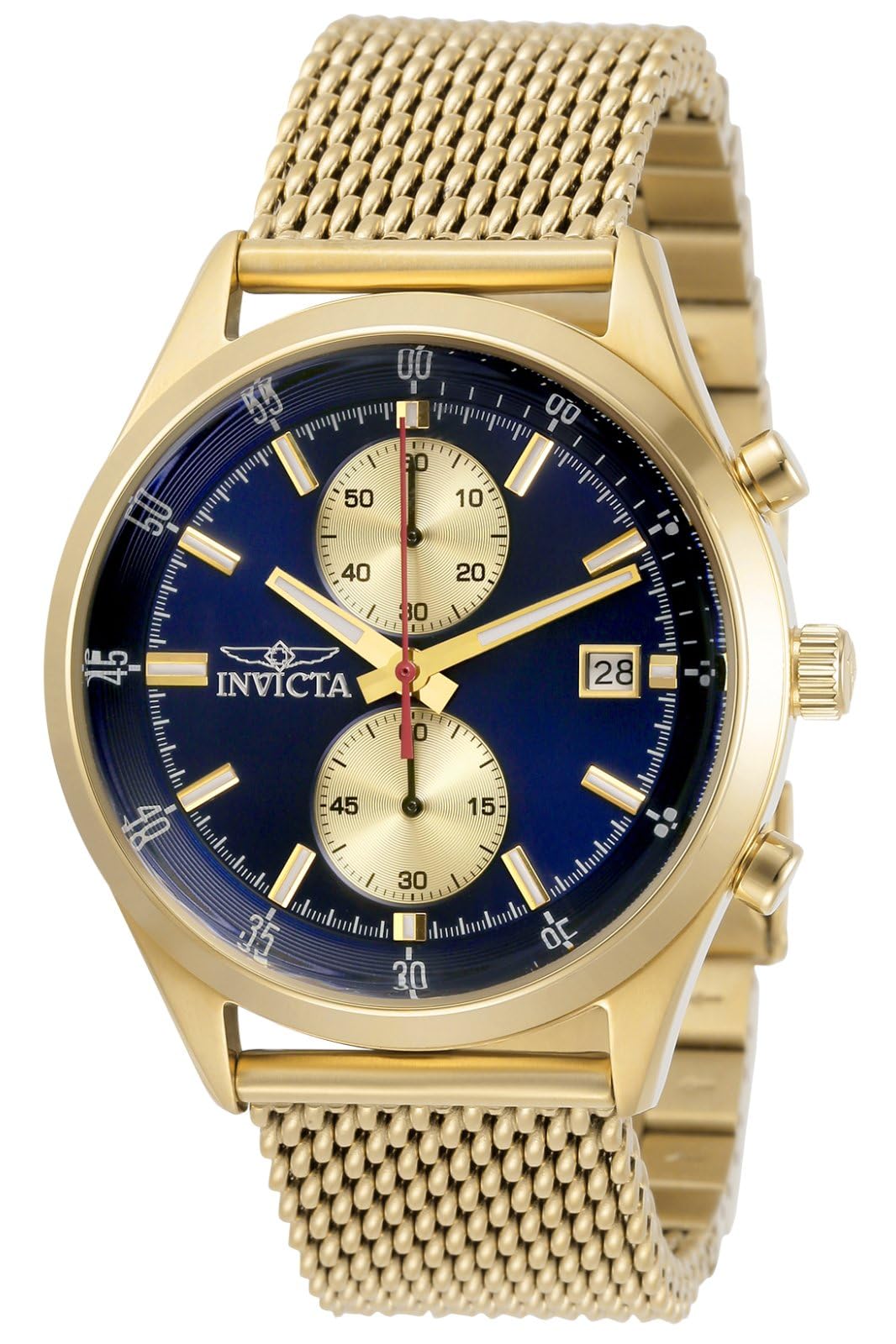 Годинник Invicta 31357 золото браслет, фото №1