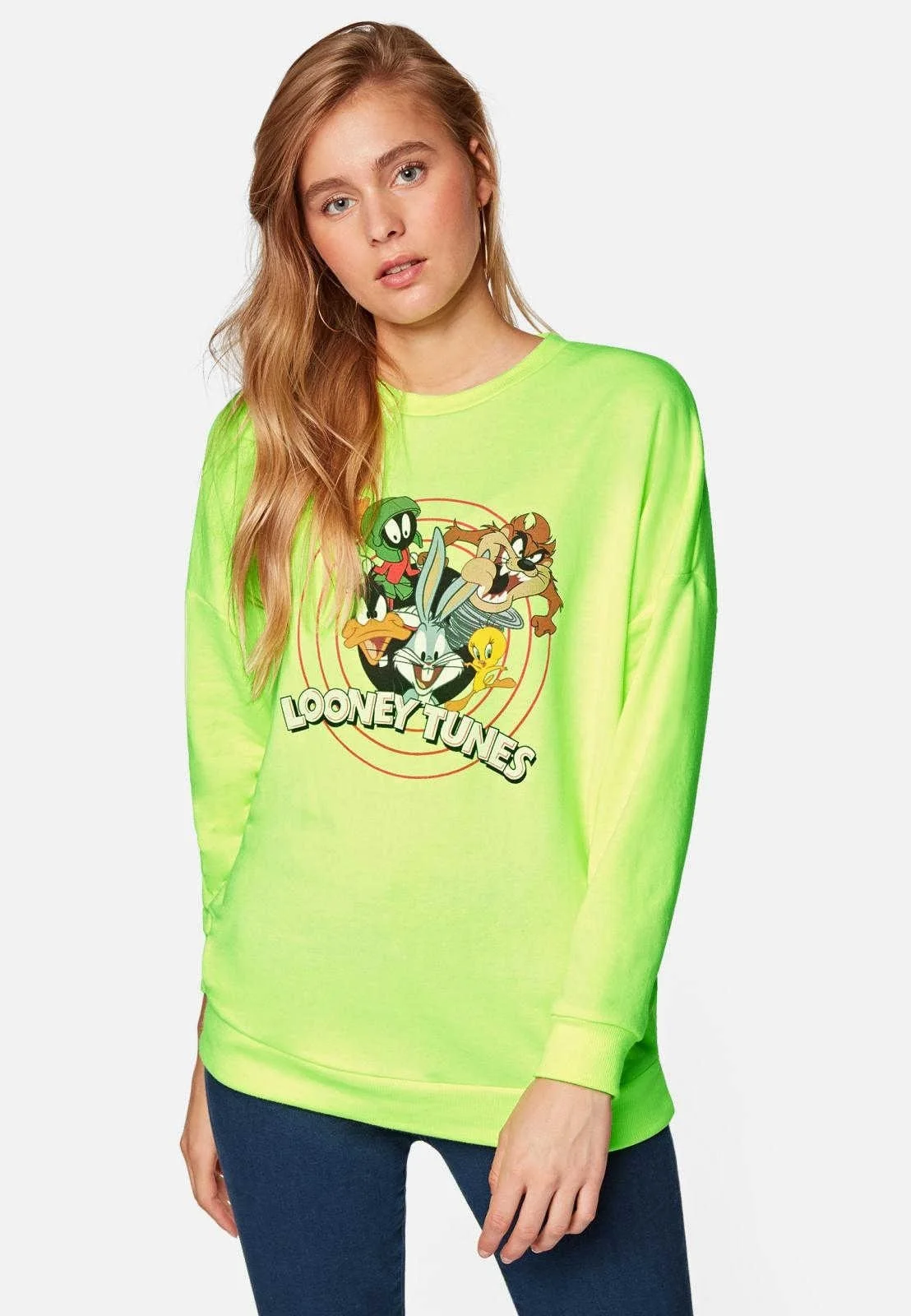 Жіночий світшот MAVI LOONEY TUNES SWEATSHIRT Neon Green - L, фото №3
