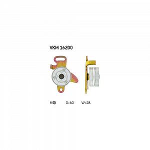 Ролик натягувача ременя ГРМ SKF VKM 16200 для CITROËN PEUGEOT RENAULT - Фото 1