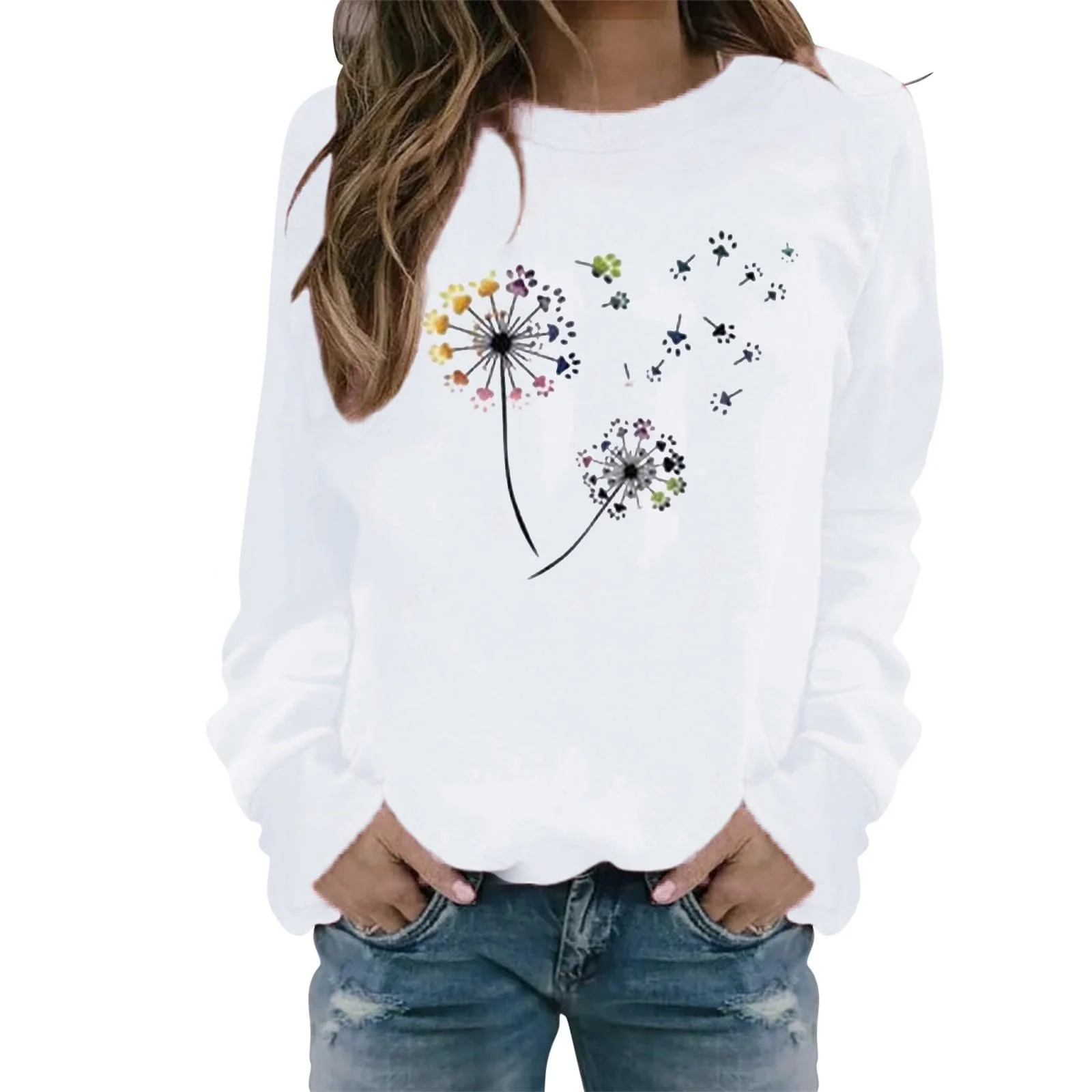 Жіночий Світшот Generisch з принтом літер, куліскою, блискавкою, фото №3