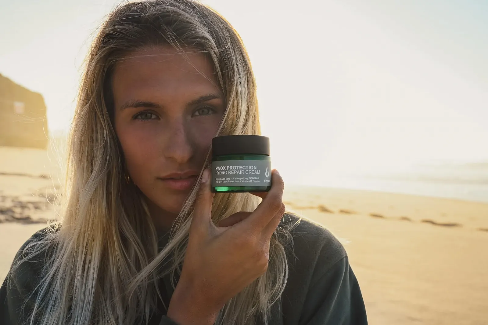 Денний крем SWOX Hydro Repair Cream з органічним алое вера, гіалуроновою кислотою та ектоїном 50 мл, фото №4