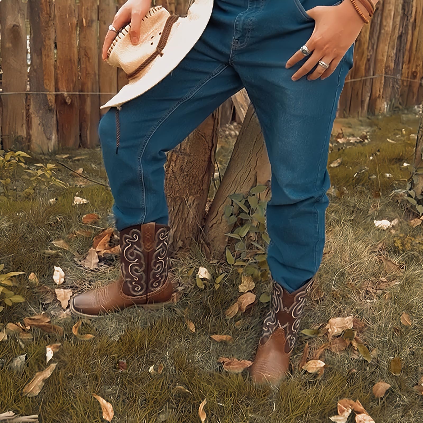 Ботинки J's.o.l.e Western Коричневый, фото №5