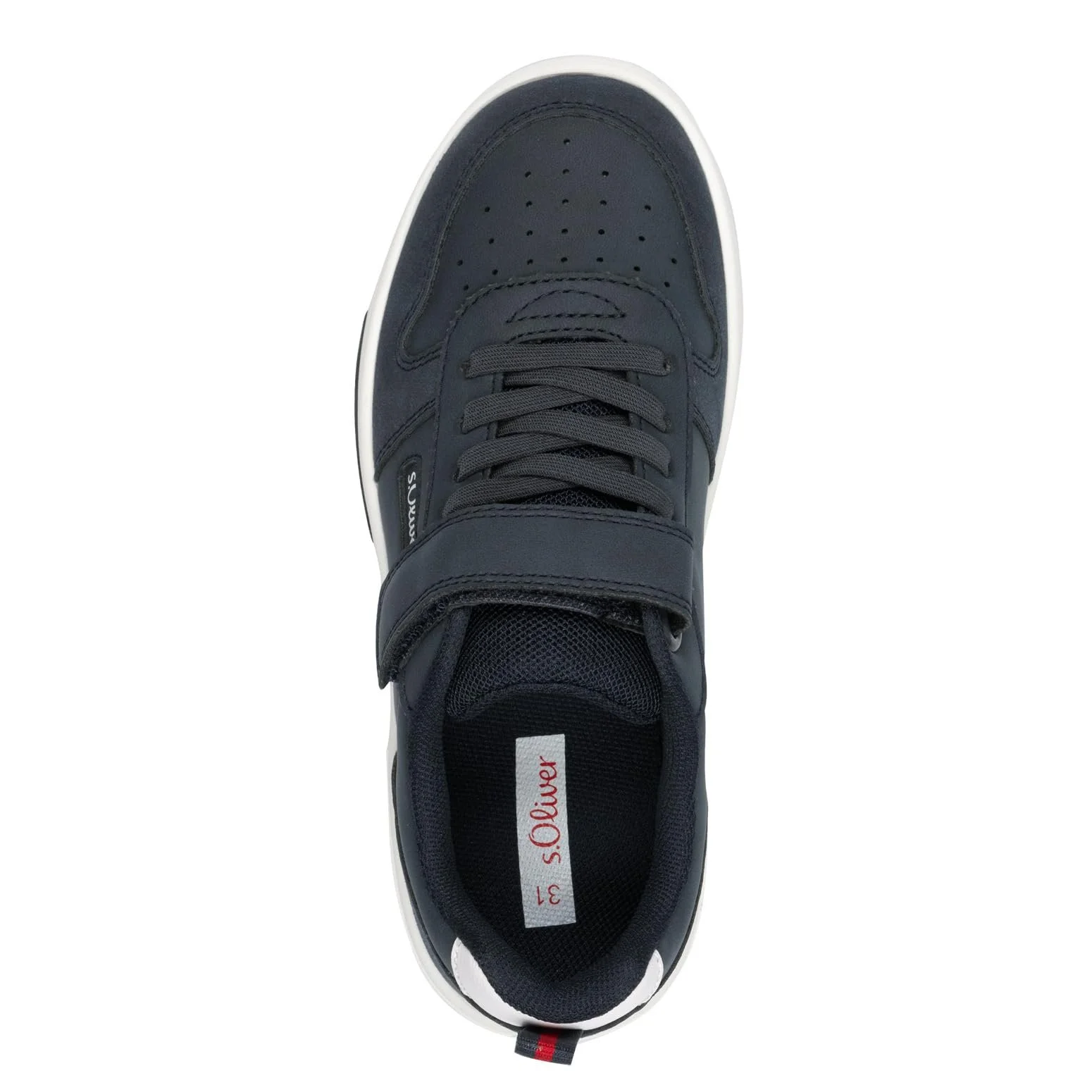 Кеды s.Oliver для девочки на плоской подошве с застежкой на липучке Удобные, фото №3