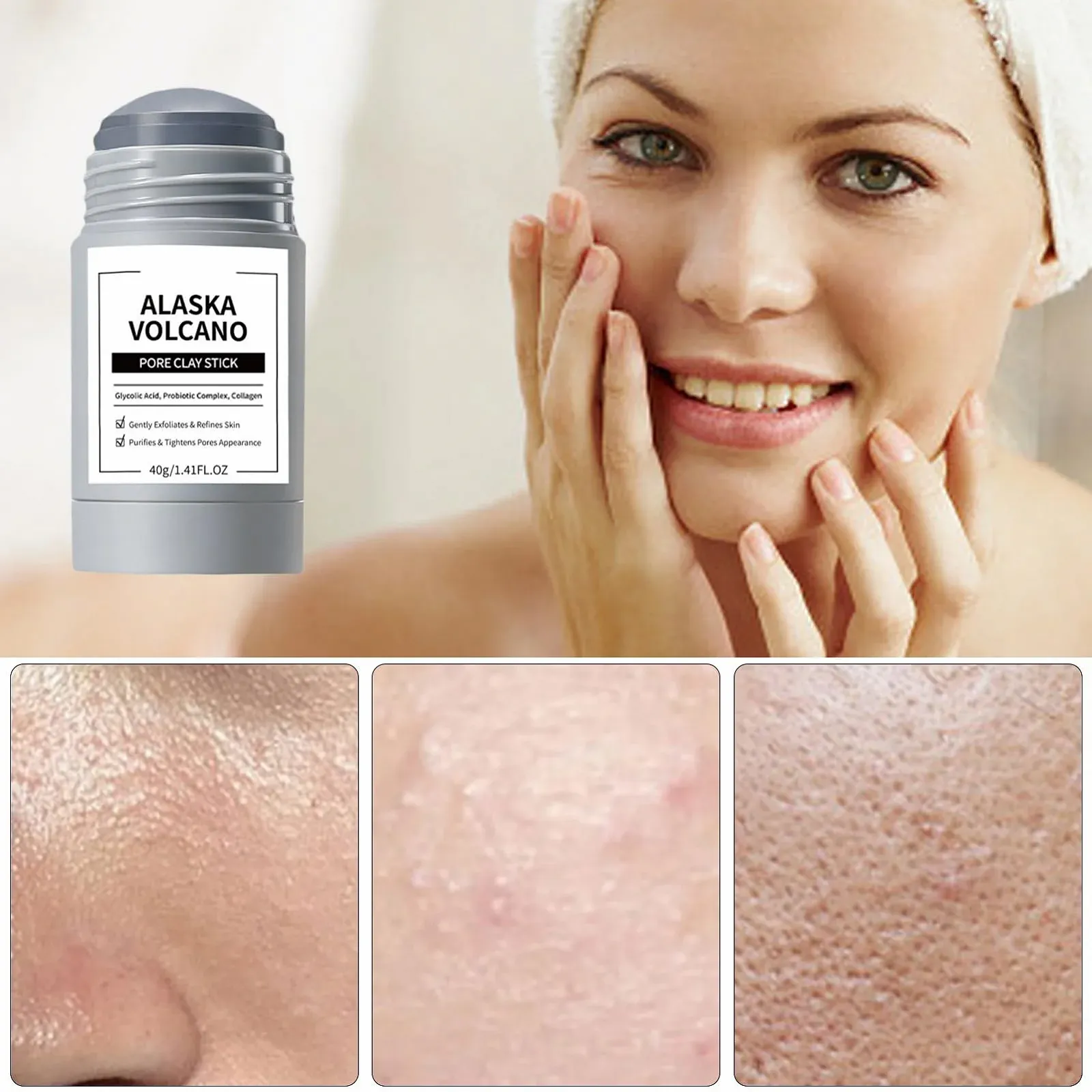 Маска для обличчя Aceirropy Clean Face Mud, що зменшує жирний блиск, глиняна, фото №4